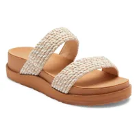 roxy summer breeze sandals beige eu 42 femme