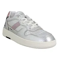 date sneakers court 2.0 cuir laminated femme-38-silver