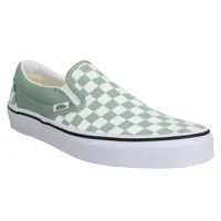 vans classic slip on color theory toile homme-40-iceberg green