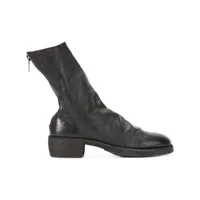 guidi rear zip boots - noir
