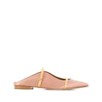 malone souliers maureene pointed strap mules - tons neutres