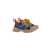 gucci kids children's flashtrek sneakers - bleu