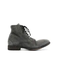 isaac sellam experience bottines oversize à lacets - gris