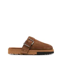 off-white chaussons comfort - marron