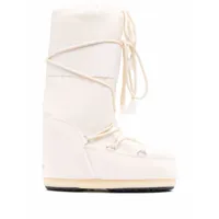 moon boot kids bottines de ski icon junior - blanc
