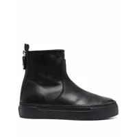 agl meghan leather ankle boots - noir