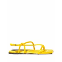 proenza schouler sandales à bout carré - jaune