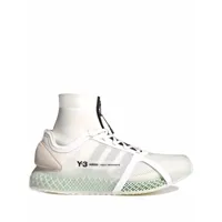y-3 baskets montantes runner 4d iow - blanc