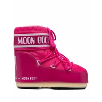 moon boot après-ski à logo imprimé - rose