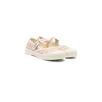 gucci kids ballerines double g - rose