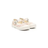 gucci kids ballerines double g - tons neutres