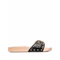 isabel marant sandales jaso à design à enfiler - noir