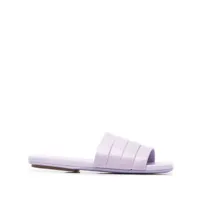 marsèll sandales en cuir à bout carré - violet