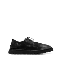 marsèll chaussures lacées à semelle plate - noir