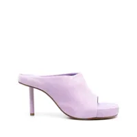 jacquemus sandales en daim - violet