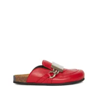 jw anderson mules gourmet chain - rouge
