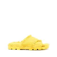 camperlab sandales brutus à bords francs - jaune