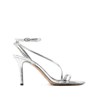 isabel marant sandales axee 90 mm - argent