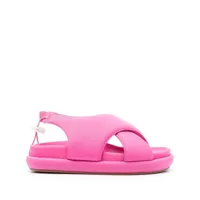 giaborghini sandales 35 mm à bout ouvert - rose