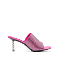 givenchy mules g cube à bout ouvert 70 mm - rose