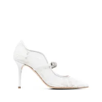 malone souliers escarpins bella 85 mm - blanc