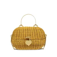 chanel pre-owned sac heart lock basket (2005) - tons neutres