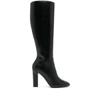 michael kors collection bottes carly runway 100 mm - vert