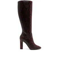 michael kors collection bottes carly runway 100 mm - rouge