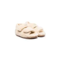 dolce & gabbana kids sandales à design texturé - tons neutres