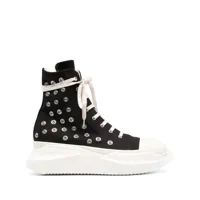 rick owens drkshdw baskets montantes abstract luxor - noir