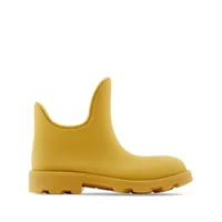 burberry bottes de pluie à semelle crantée - jaune