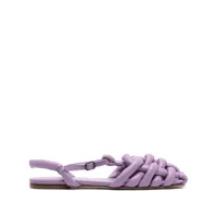 hereu sandales cabersa à design matelassé - violet