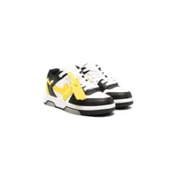 off-white kids baskets out of office - blanc