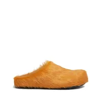 marni chaussons fussbet sabot - orange