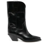 marant étoile dahope 50mm western-style boots - noir