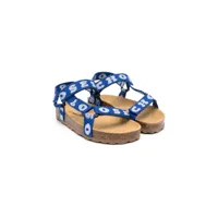 bobo choses sandales à logo en jacquard - bleu