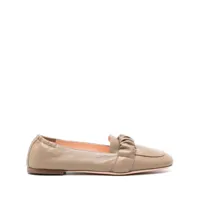 agl marla ruched loafers - vert