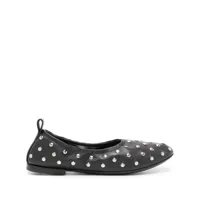 agl milly soft ballerina shoes - noir