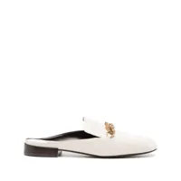tory burch jessa leather mules - tons neutres