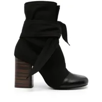 lemaire bottines wrapped 90 mm - noir