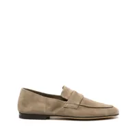 officine creative airto 001 suede loafers - vert