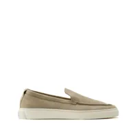 woolrich almond-toe suede loafers - tons neutres