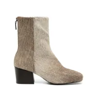 lemaire leather ankle boots - tons neutres