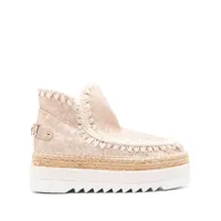 mou sequin-embellished slip-on sneakers - tons neutres