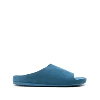 loewe lago suede sandals - bleu