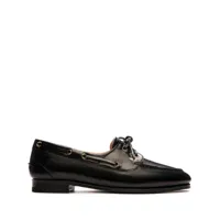 bally pathy leather derby shoes - noir
