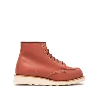red wing shoes moc toe legacy boots - marron