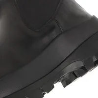 atp atelier bottes & bottines, tolentino chunky boot vachetta en noir - pour dames