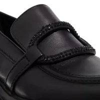 kennel & schmenger moccassin & ballerine, zip loafers leather en noir - pour dames