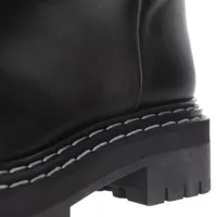 proenza schouler bottes & bottines, calf softy flat boot en noir - pour dames